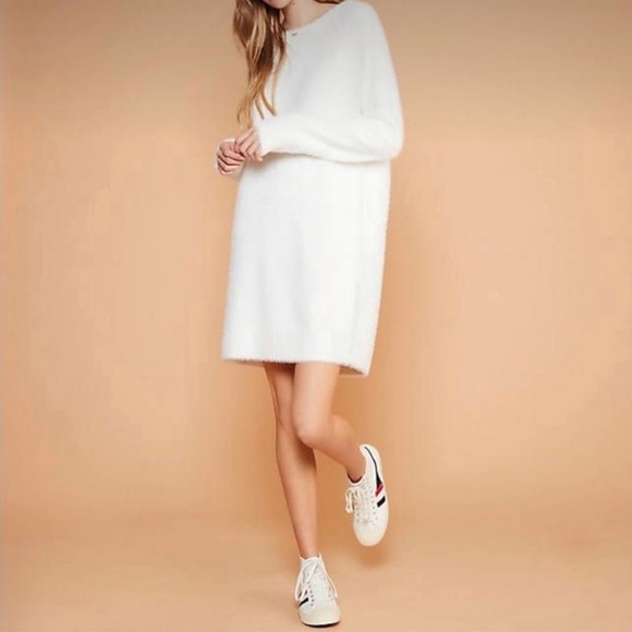 NWT LOU & GREY BY LOFT FUZZY SWEATER DRESS, XS - Picture 3 of 6